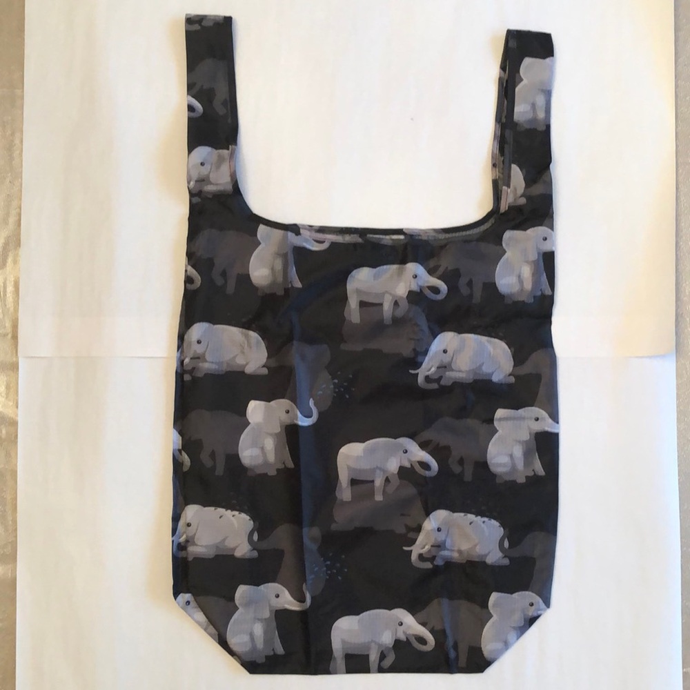 BEEGREEN Reusable Shopping Tote, Elephants